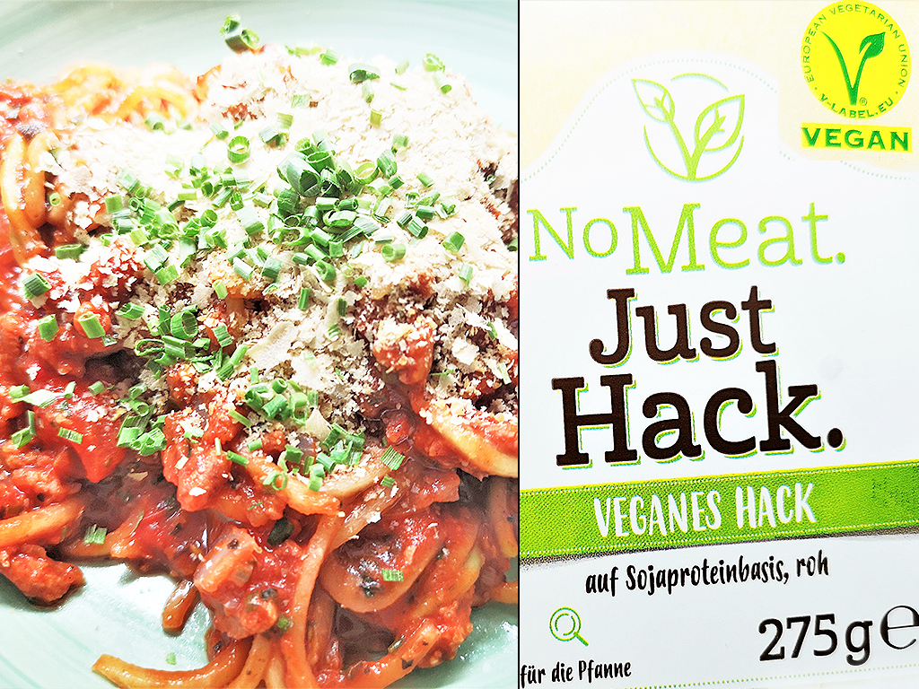 No Meat Just Hack Veganes Hack