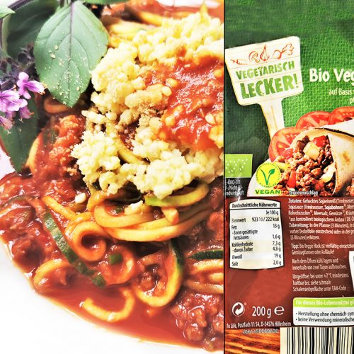 Vegetarisch lecker | Bio Veggie Hack