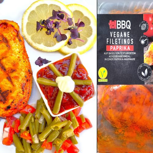 BBQ Vegane Filetinos | Paprika