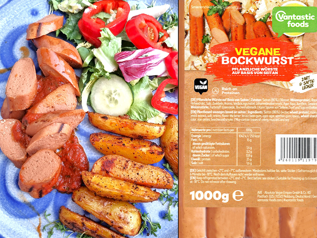 Vantastic foods Vegane Bockwurst