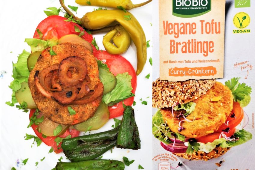 BioBio | Vegane Tofu Bratline Curry-Grünkern