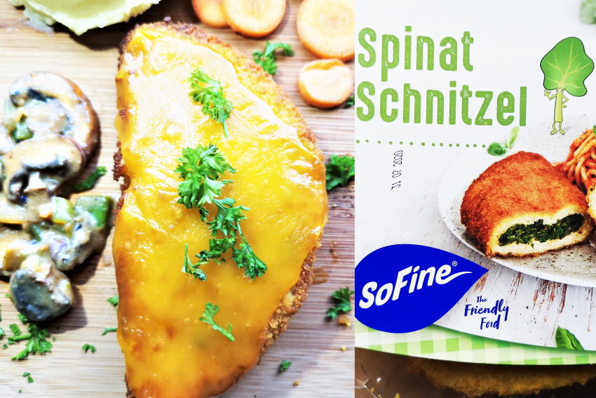 SoFine | Spinat Schnitzel