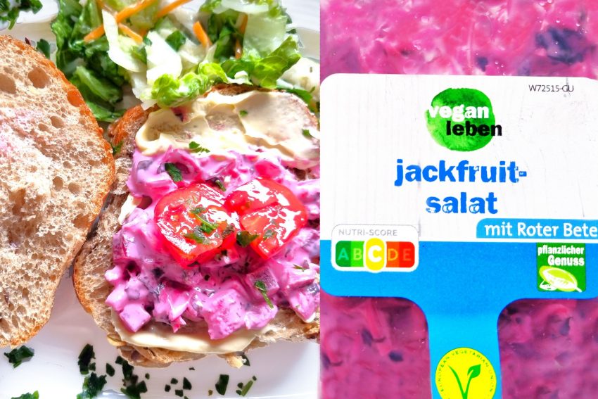 Vegan leben | Jackfruit-Salat mit Roter Beete