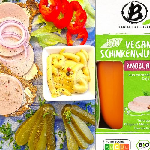 Berief | Bio vegane Schinkenwurst Knoblauch