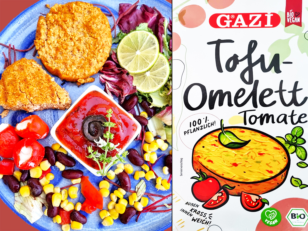 GAZI Tofu Omelette Tomate