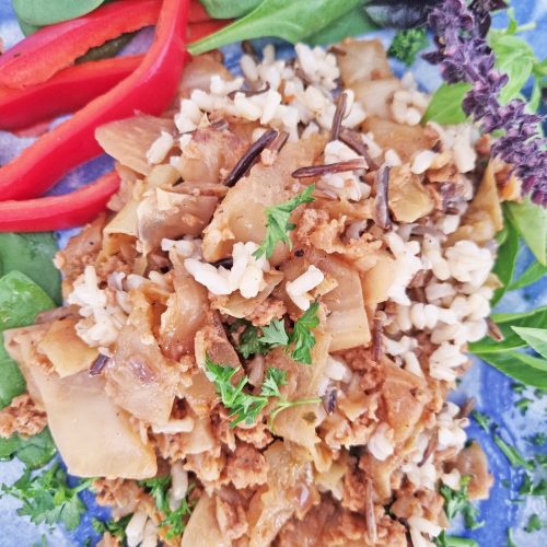 Pikantes Weißkohl-Hack