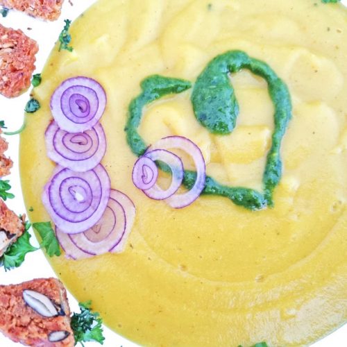 Petersilienwurzel-Suppe