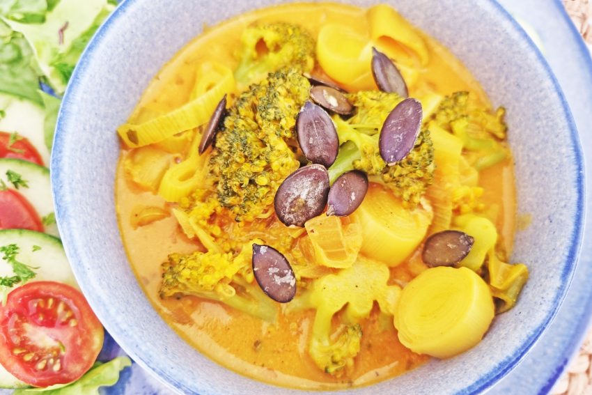 Brokkoli-Lauch-Curry