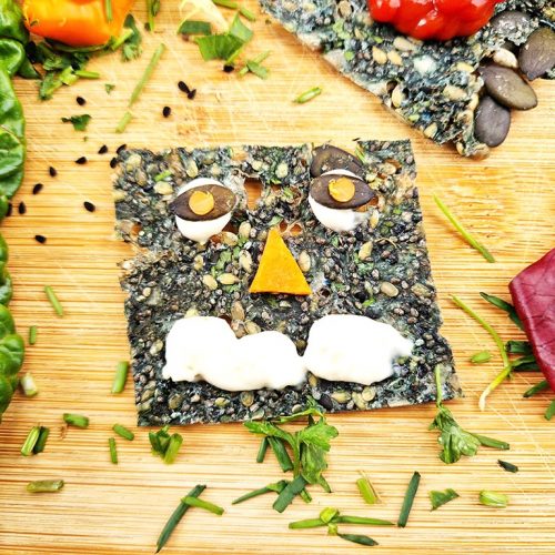Algen-Halloween-Knäcke | Rohkost