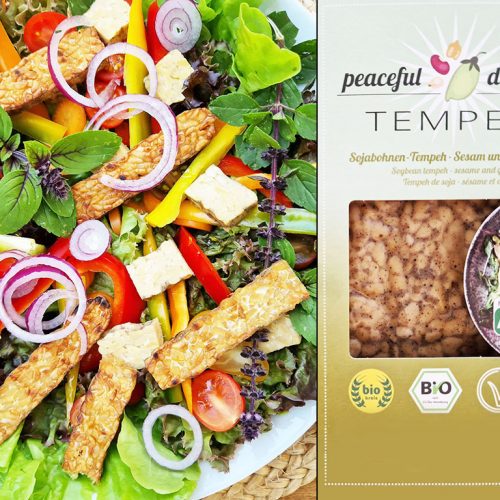 Peacefull Delicious | Tempeh Sesam und Knoblauch