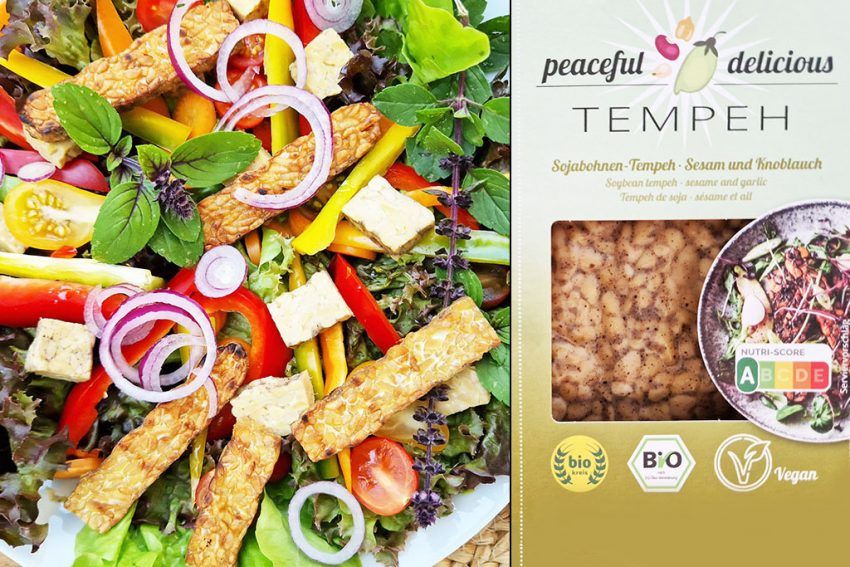Peacefull Delicious | Tempeh Sesam und Knoblauch