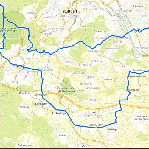 E-Bike-Tour | Route zum Bärenschlössle