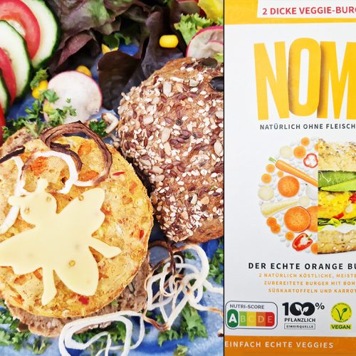 NOM Eat | Der echte orange Burger