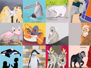 Tiere in Gefangenschaft | Merkspiel
