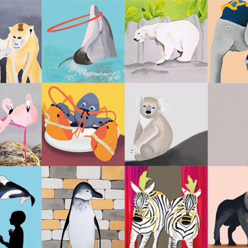 Tiere in Gefangenschaft | Merkspiel