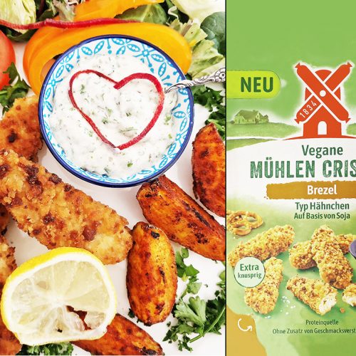 Rügenwalder Mühle | Vegane Mühlen Crispies Brezel Typ Hähnchen