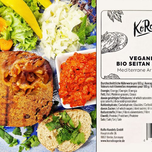 Koro | Veganes Bio Seitan Steak Mediterrane Art