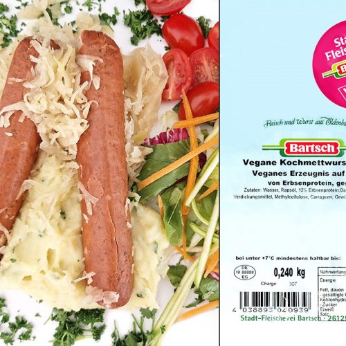 Stadt-Fleischerei Bartsch | Vegane Kochmettwurst