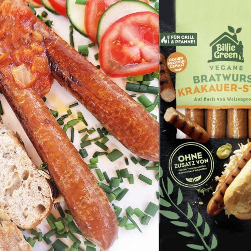Billie Green | Vegane Bratwurst Krakauer-Style