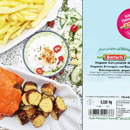 Stadt-Fleischerei Bartsch | Vegane Currywurst