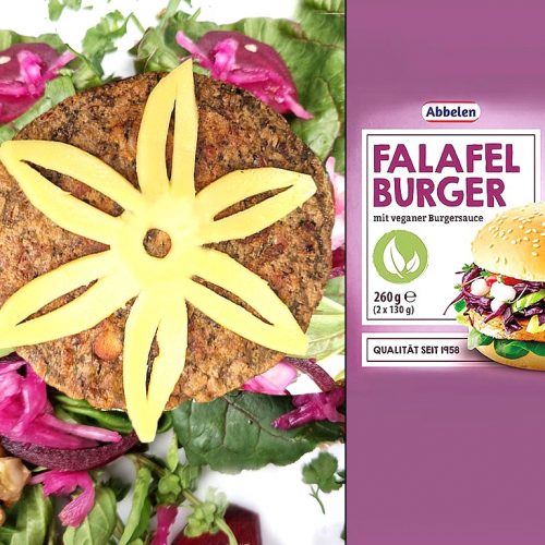 Abbelen | Falaffel Burger mit veganer Burgersauce