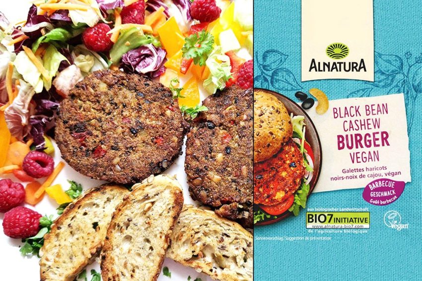 Alnatura | Black Bean Cashew Burger