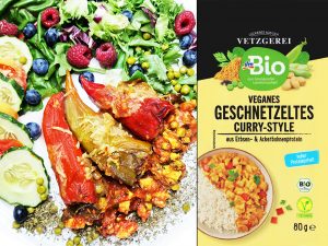 dm Bio Vetzgerei | Veganes Geschnetzeltes Curry Style