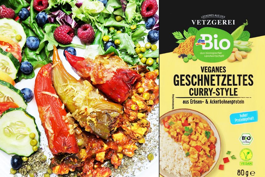 dm Bio Vetzgerei | Veganes Geschnetzeltes Curry Style