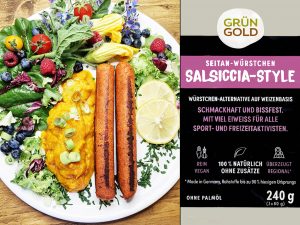 GrünGold | Seitan Würstchen Salsiccia-Style