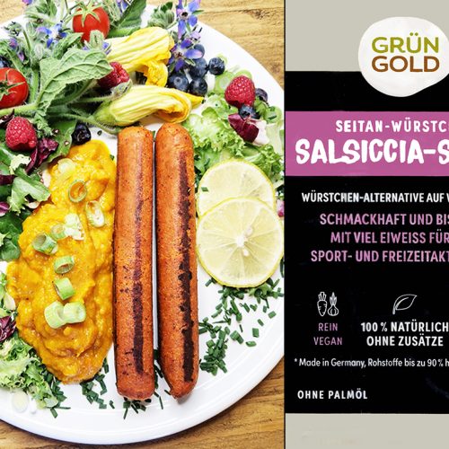 GrünGold | Seitan Würstchen Salsiccia-Style