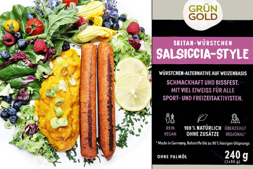 GrünGold | Seitan Würstchen Salsiccia-Style