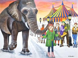 Ausbruch Weihnachtszirkus | Elefant
