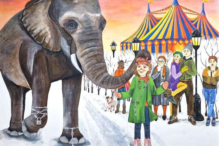 Ausbruch Weihnachtszirkus | Elefant