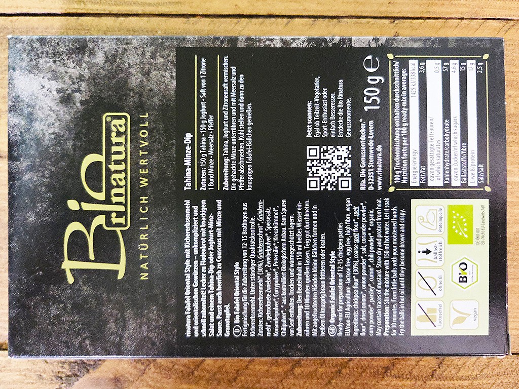 Biorinatura | Falafel Oriental Style