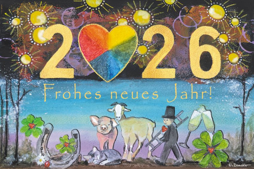 Neujahrsbild | Glücksbringer 2026