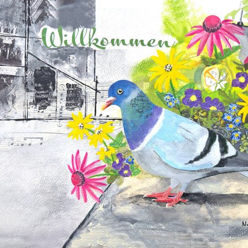 April-Bild | Taube