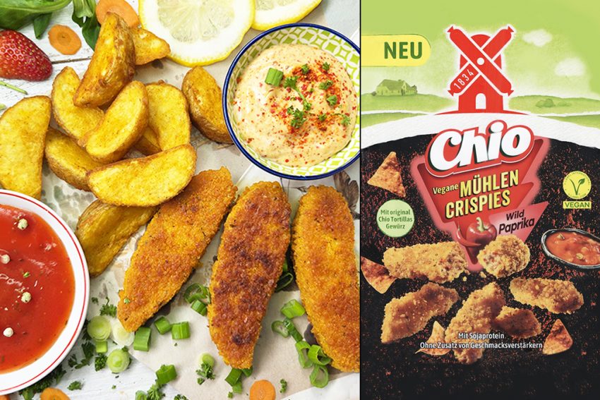 Rügenwalder Mühle | Vegane Mühlen Crispies Chio Wild Paprika