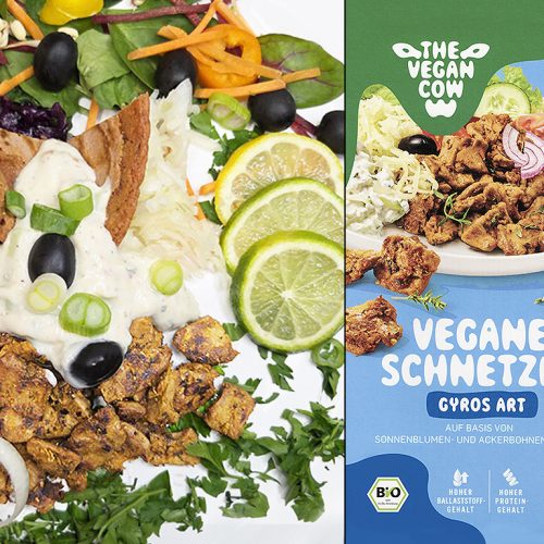 The Vegan Cow | Vegane Schnetzel Gyros-Art