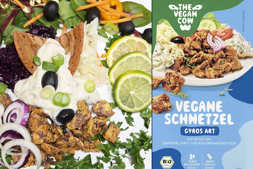 The Vegan Cow | Vegane Schnetzel Gyros-Art
