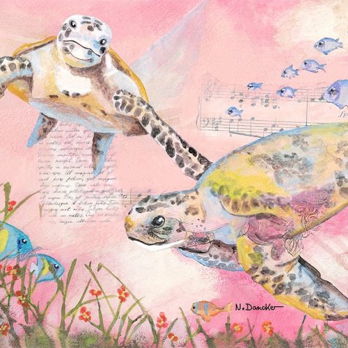 August-Bild | Wasserschildkröten