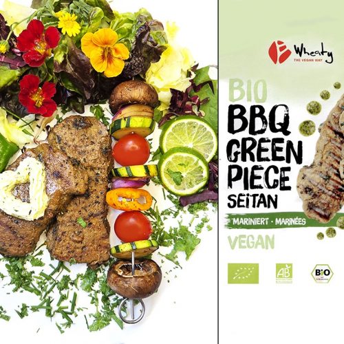 Wheaty | Bio BBQ Green Piece Seitan