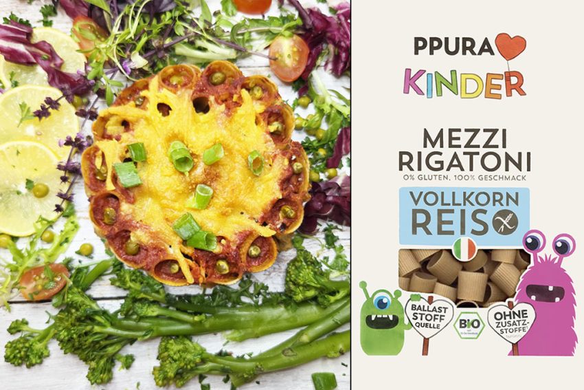 PPURA Kinder | Mezzi Rigatoni Vollkorn Reis
